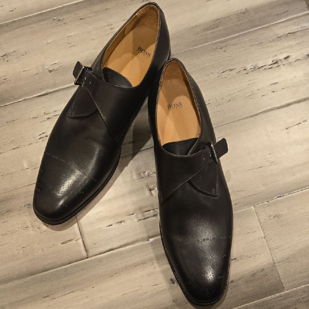 Boss Men's Classic Black Oxfords